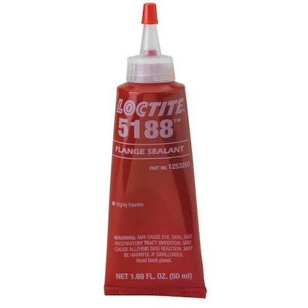 Loctite 1253203 Anaerobic Gasket Sealant 50 mL Red -65 to 300 Degrees F