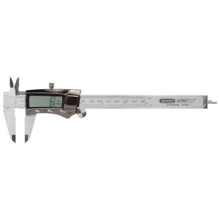 General Tools 1478 Digital Caliper Stainless Steel 0-8 inches