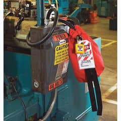 Master Lock 453XL Lockout Tagout Oversized Plug & Hoist Control Cover, Extra-Large, 26in Height 10in Diameter