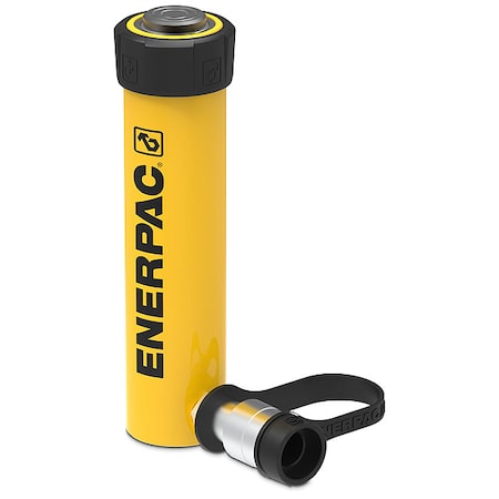 Enerpac RC-106 Single-Acting Alloy Steel Hydraulic Cylinder with 10 Ton Capacity, 6.13 in Stroke