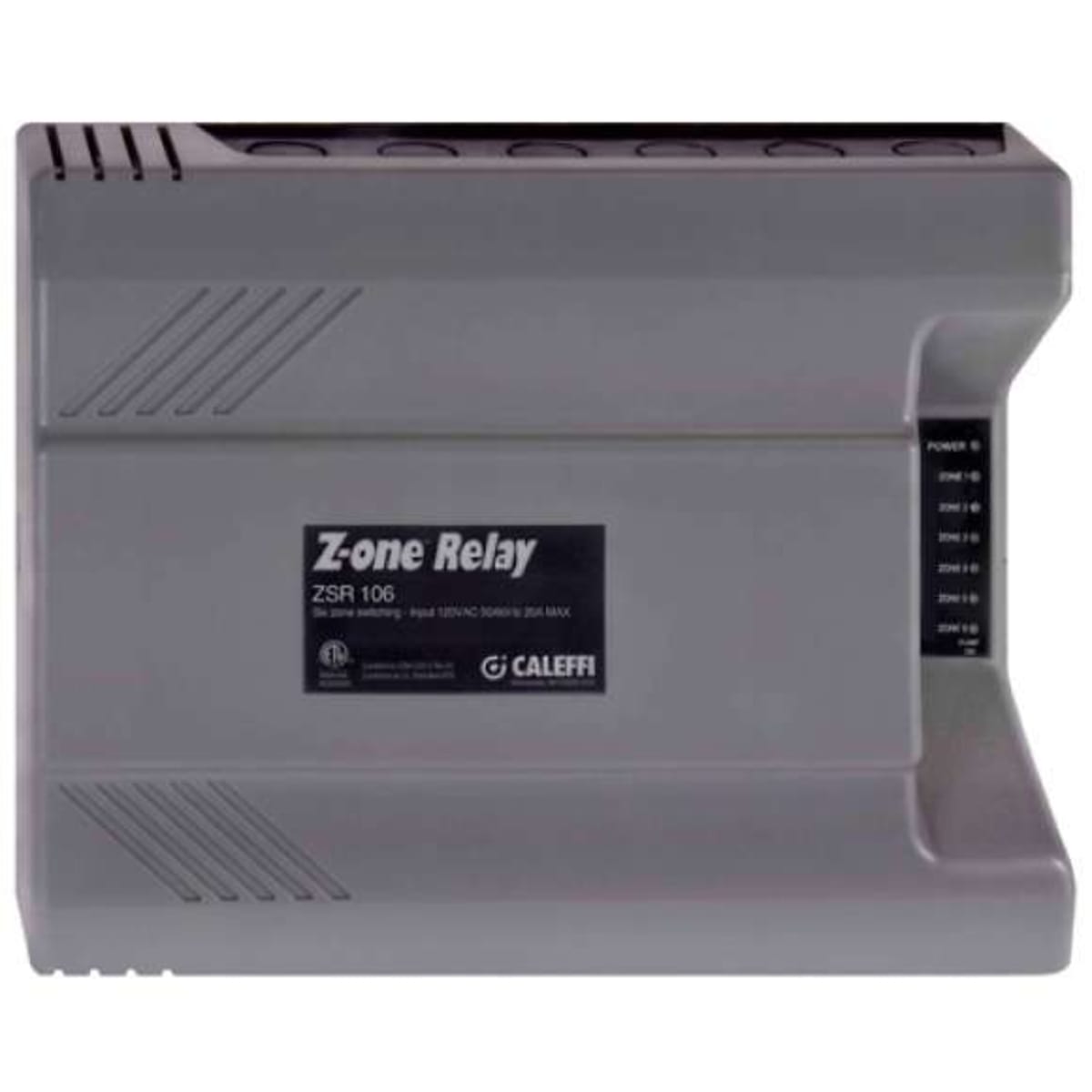 Caleffi ZSR106 6-Zone Switching Relay for Pumps - Expandable - 120VAC