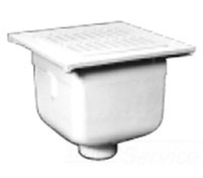 ZURN ZN1910-3NL-3 Cast Iron Floor Sink 3 Inch Neo-Loc Drain Opening with 3/4 Grate