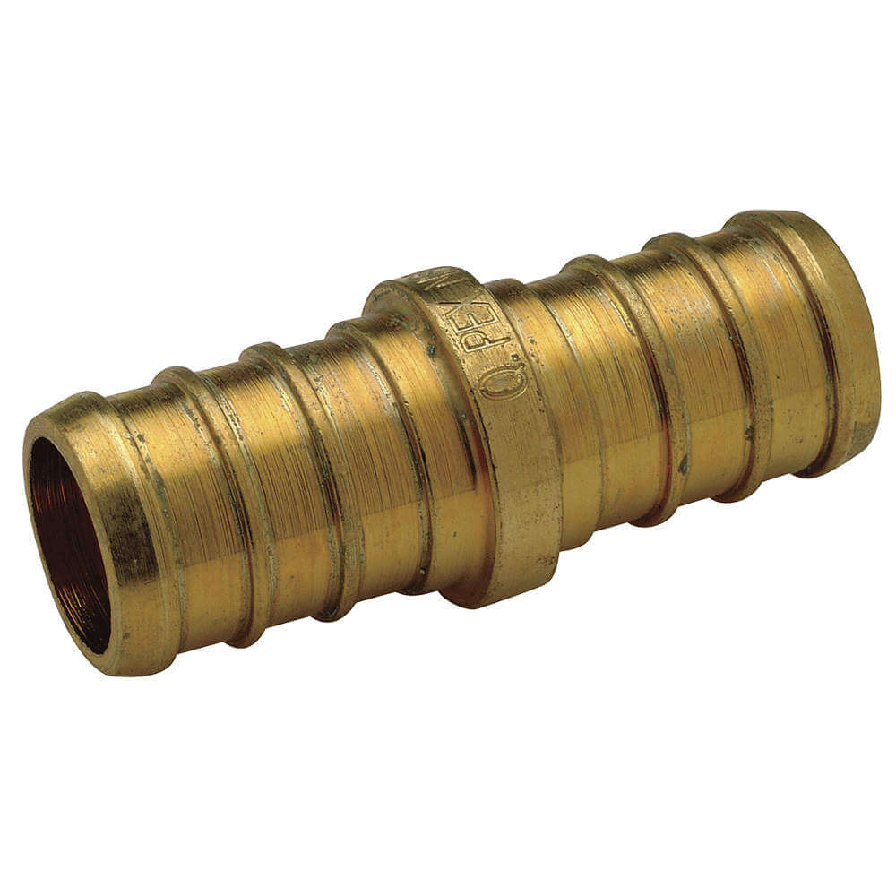 Zurn QQC76GX XL Brass Coupling - 1-1/2 Barb x 1-1/4 Barb