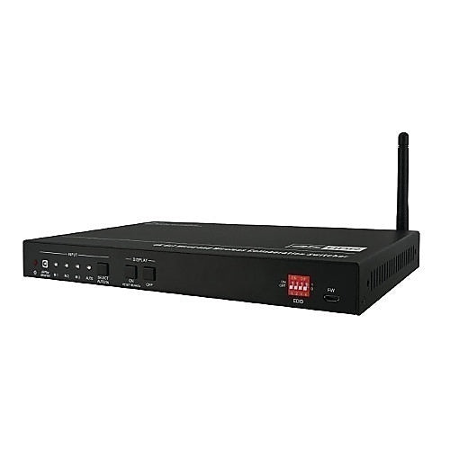 Vanco EVSW4K41 4K 4x1 Multi-Format Wireless Collaboration Switcher with Wired and Wireless Connectivity