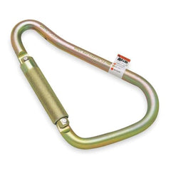 Honeywell Miller 18D-1 Carabiner Twist-Lock 8-5/8 L Zinc-Plated Alloy Steel Gold