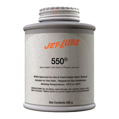 Jet-Lube 15502 550 Nonmetallic Anti-Seize Compound 1/2 lb Brush Top Can