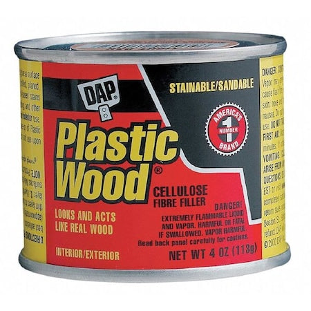 Dap 21412 Solvent Wood Filler 4 oz Can White