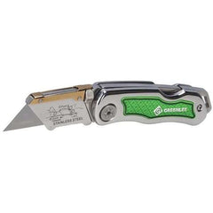 Greenlee 0652-22 8.9 Folding Utility Knife with Retractable 3-Position Serrated Blade