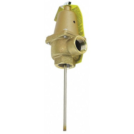 Watts 0556018 Valve 1 inch 125 PSI 3.438K Temperature and Pressure LFN240X-6 Replacement