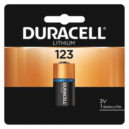 Duracell DL123ABPK Lithium Camera Battery 123 3V (1 Pack)