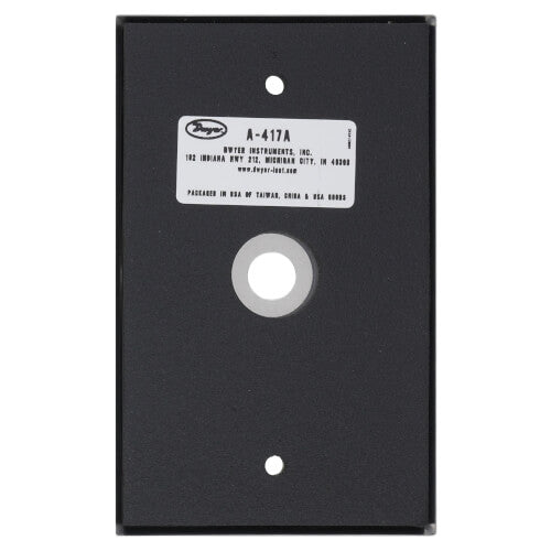 Dwyer A-417A Static Pressure Pickup Plate Wall Mount