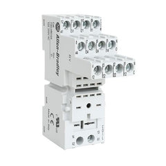 Allen-Bradley 700-HN104 Relay Socket, 14 Blades, Accepts Plug-In Modules, Coil and Contact Separation