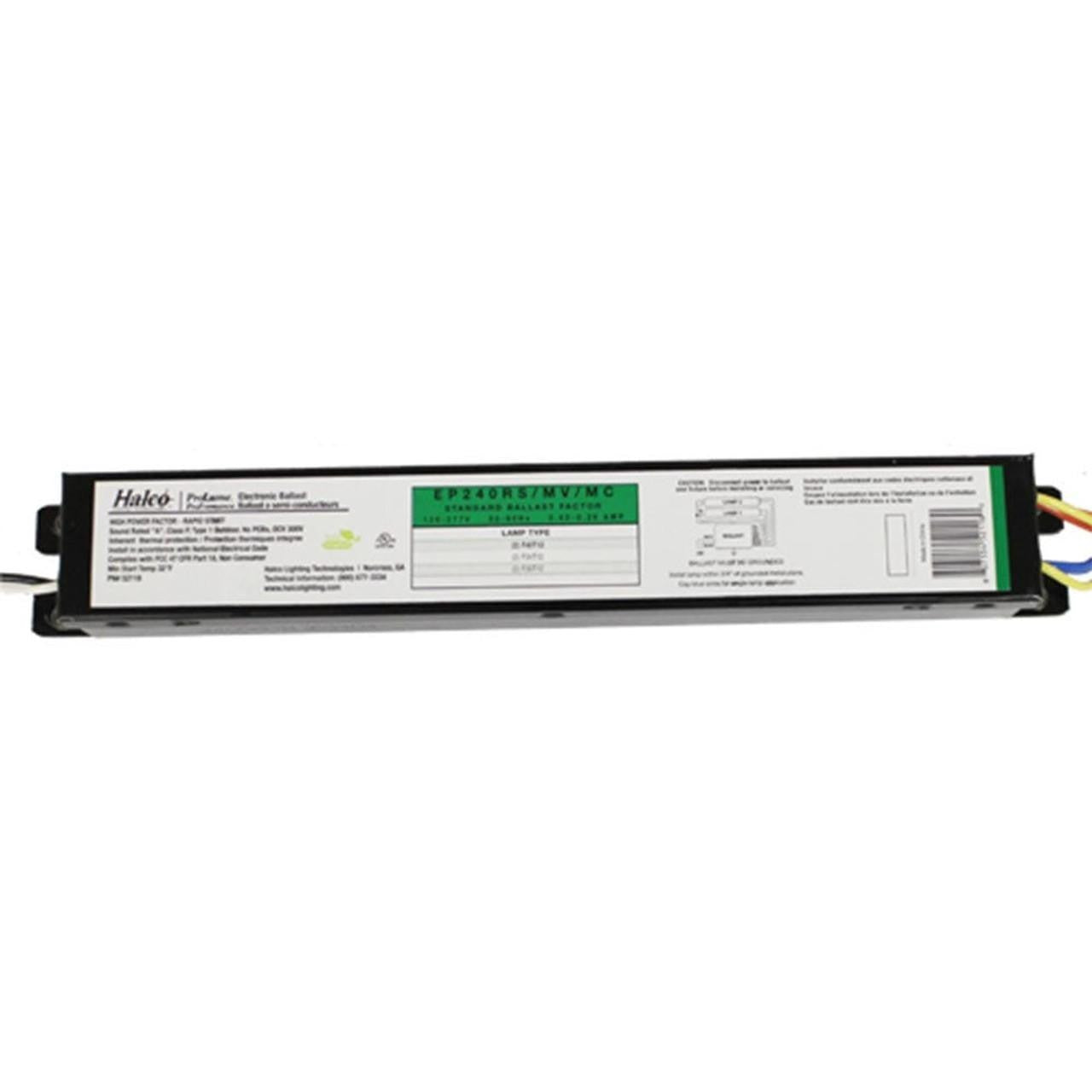 HALCO LIGHTING Halco Lighting 52118 EP240RS/MV/MC T12 Electronic Fluorescent Ballast 25-40W (1 Pack)