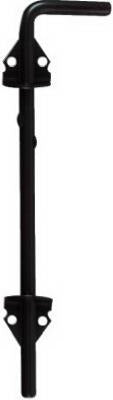 NATIONAL HARDWARE National Mfg N165-902 Cane Bolt 0.5x12 in Satin Black 5 Pack