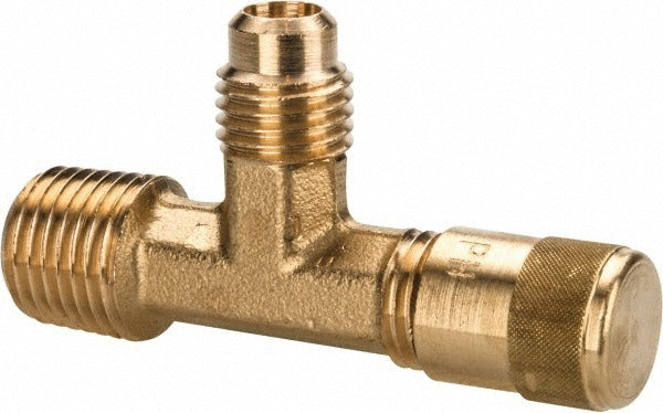 PARKER Parker AVT3-4 Forged Male Run Tee Access Valve Brass