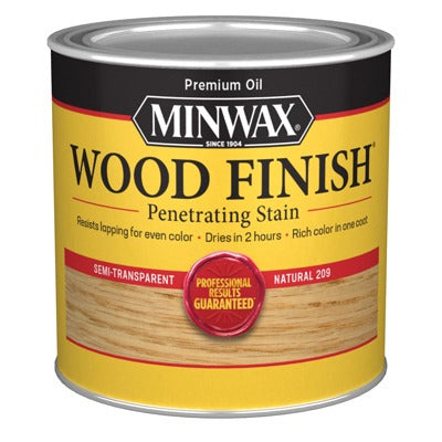 MINWAX Minwax 220904444 Natural Wood Finish 1/2 Pint