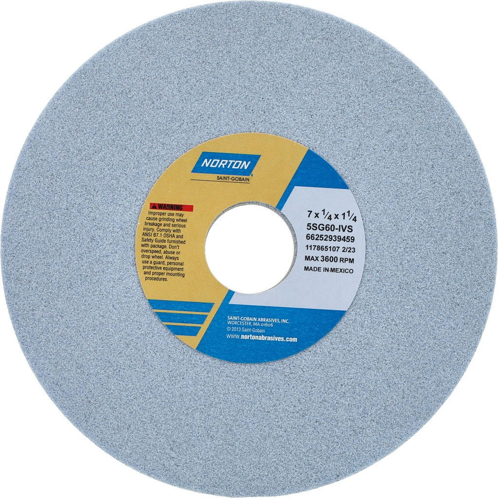 NORTON Norton 66252939459 Surface Grinding Wheel 7in 60 Grit