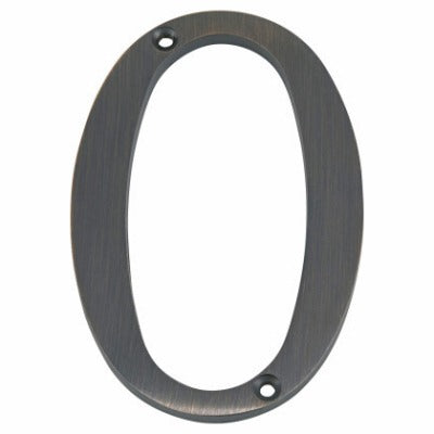 HILLMAN Hillman Fasteners 843240 Flush Mount House Number 0 Bronze