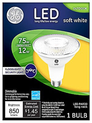 GE G E Lighting 38446 Led PAR30 12W Flood Bulb 2700K 3 Pack
