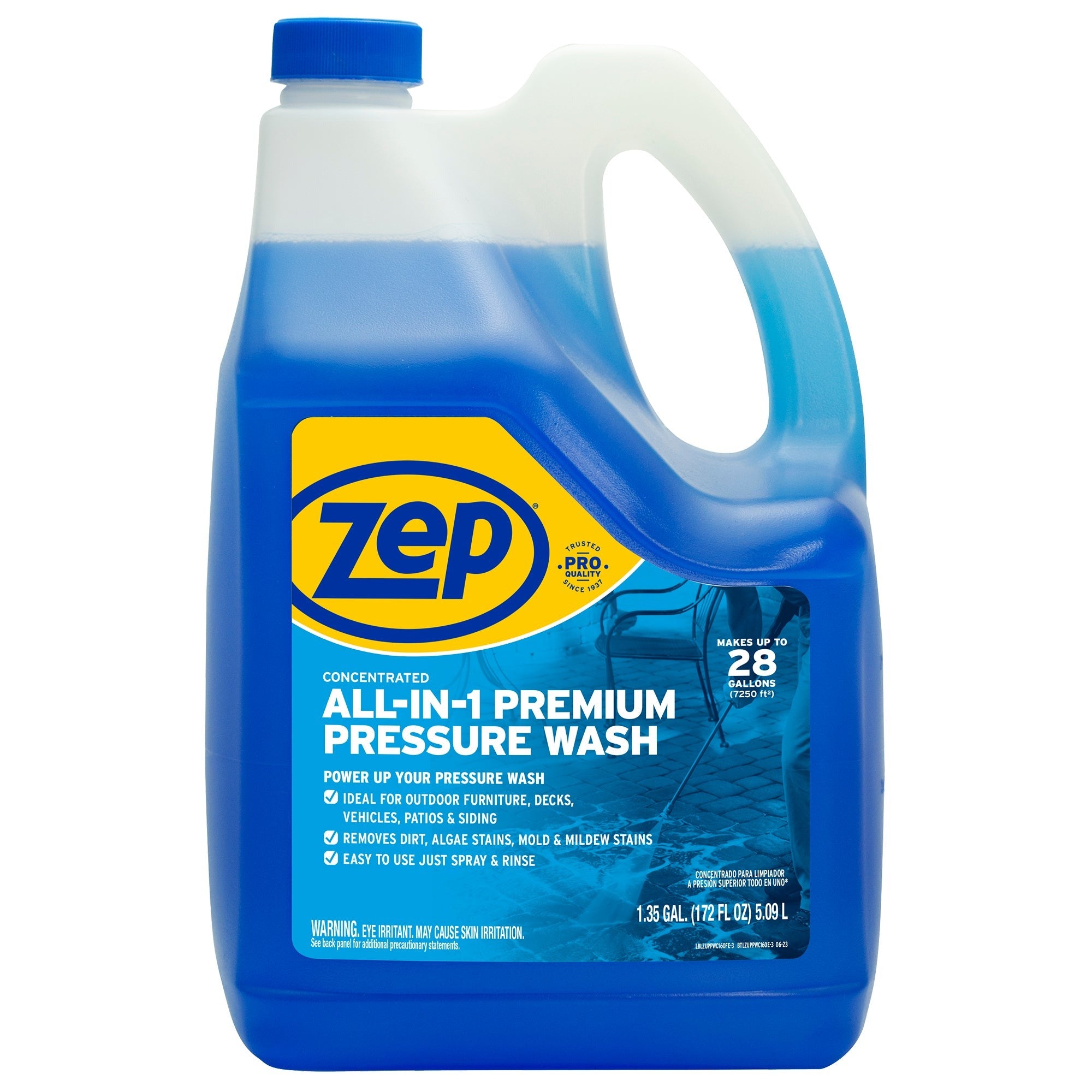 ZEP Zep ZUPPWC160 All-In-1 Pressure Wash Concentrate 1.35 Gal (1 Pack)