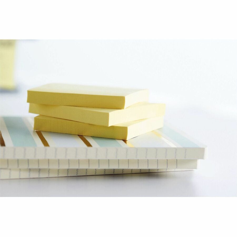 3M 3M MMM654RPYW Post-it Greener Notes 3 x 3 Inches 12 Per Pack