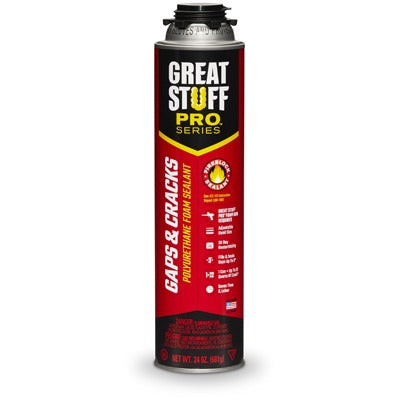 GREAT STUFF Ddp 341557 Pro Gun Foam Gaps Cracks Sealant 24 Oz