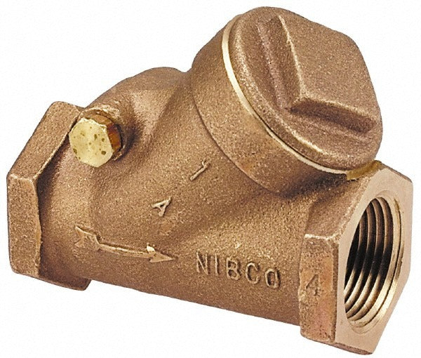 NIBCO Nibco NL7500C Check Valve 1-1/2 in Y-pattern Fnpt 200 Psi