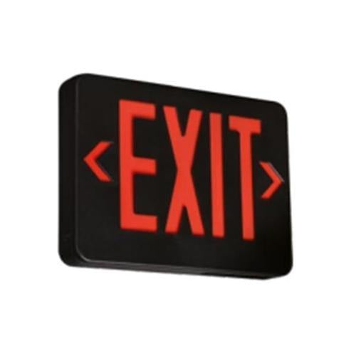 EMERGILITE Emergi-Lite ELXN400RN Thermoplastic Exit Sign 120/277 VAC Self-Powered