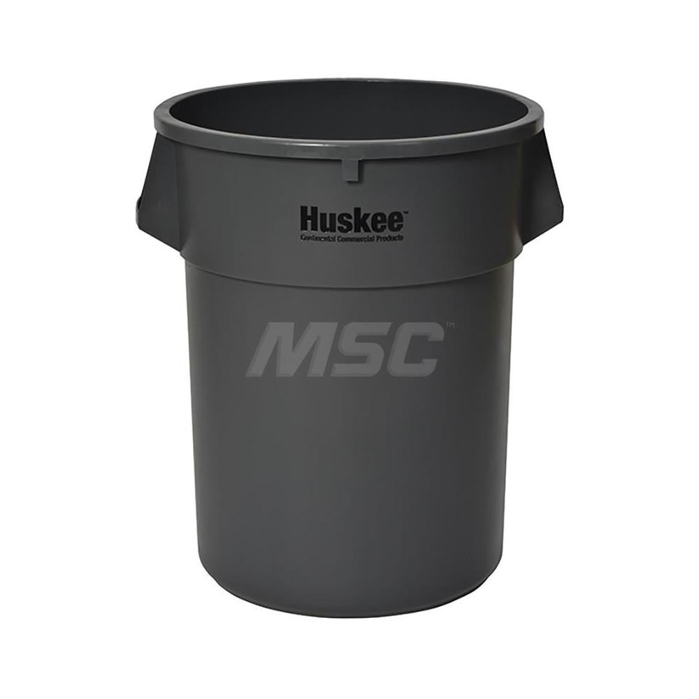 CONTINENTAL INDUSTRIES Continental 5500GY 55 Gal Round Trash Can Gray