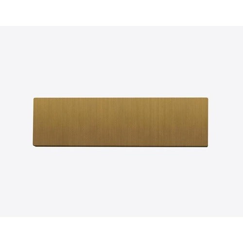 DOORBIRD Doorbird 423862876 Intercom Name Plate Blank Brushed Gold