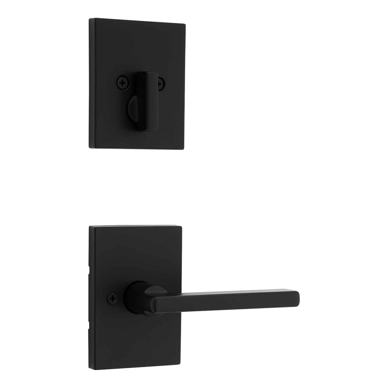 KWIKSET Kwikset 971HFLRCT-514 Interior Lever Trim Matte Black