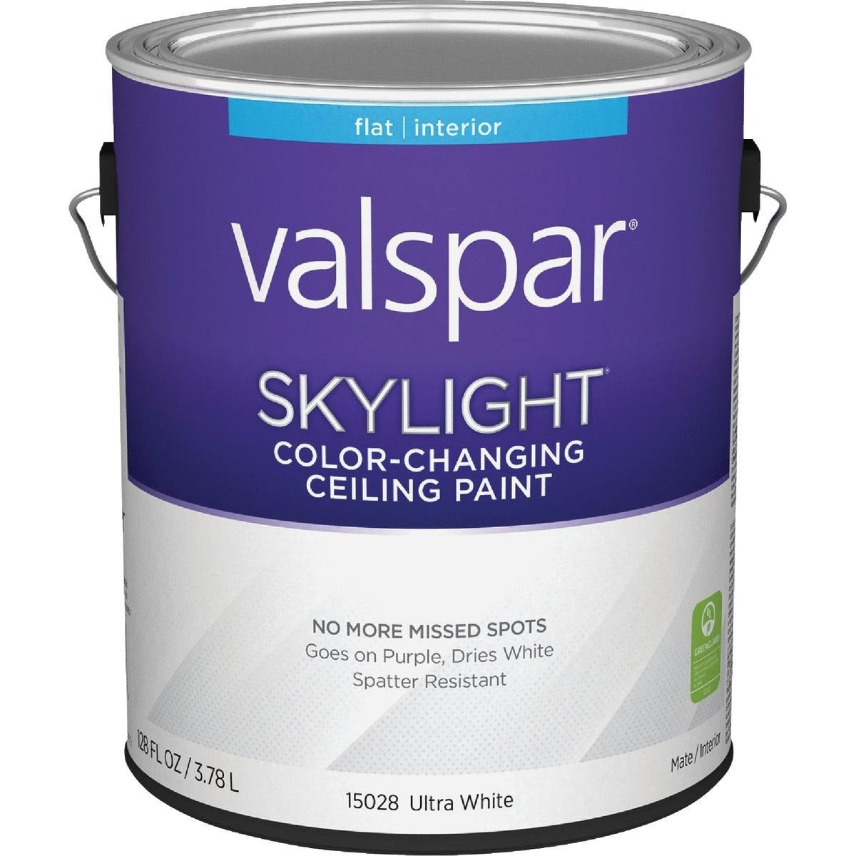 VALSPAR VALSPAR 028.0015028.007 Color Changing Latex Flat Ceiling Paint White 1 Gal