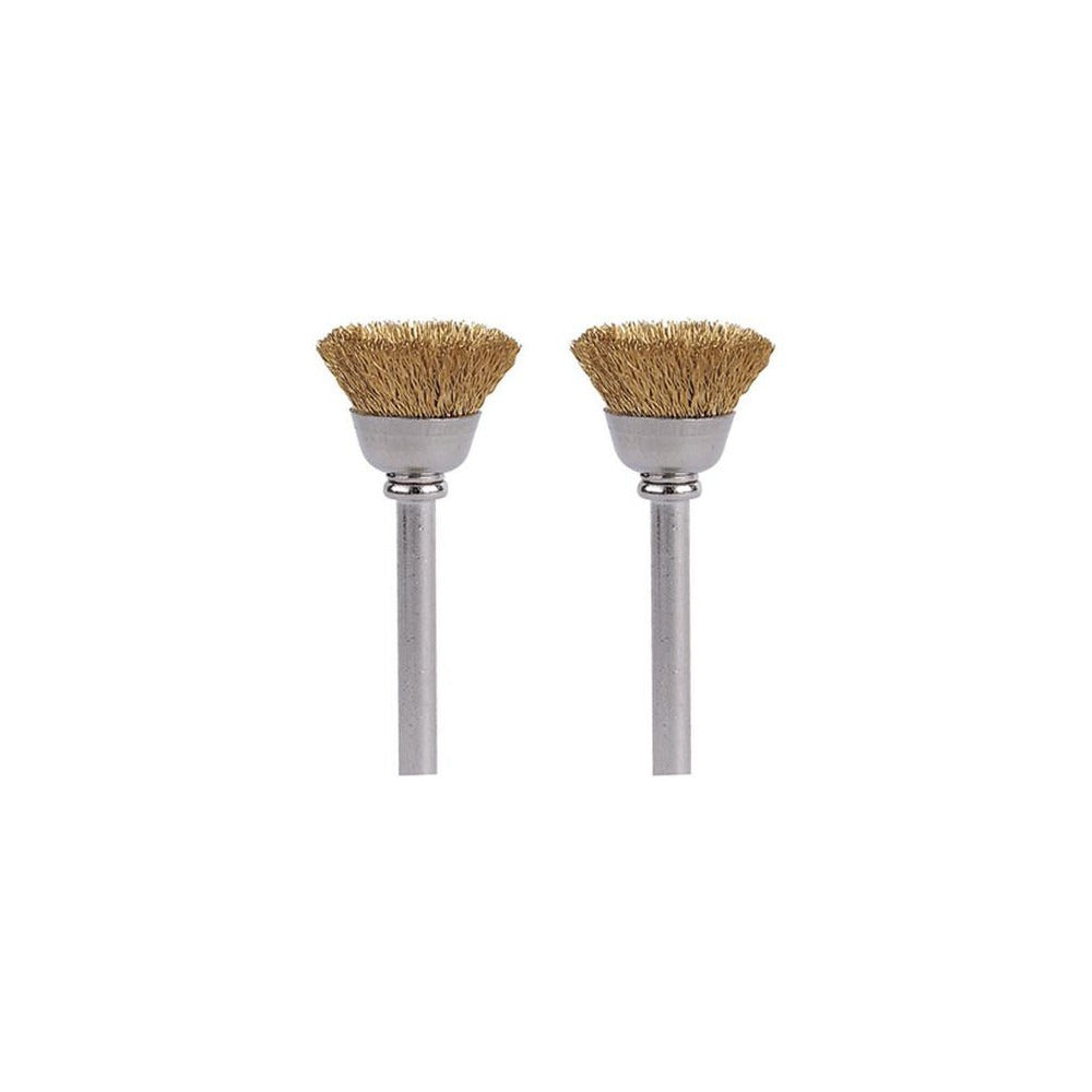 DREMEL Dremel 536-02 End Brush 1/2 Inch Brass Flat Faced Wire