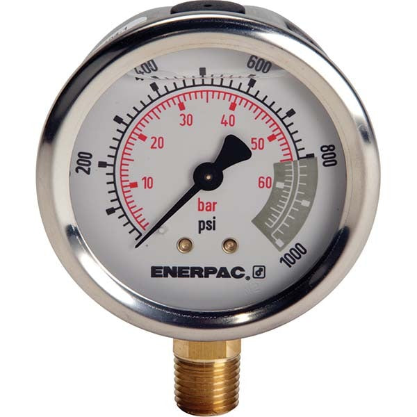 ENERPAC Enerpac G2514L Hydraulic Pressure Gauge 1000 Psi
