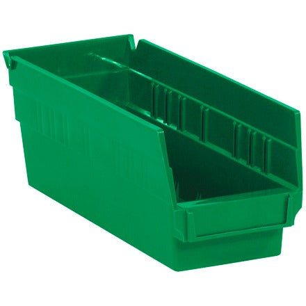 BSC PREFERRED Bsc Preferred BINPS102G Plastic Nestable Storage Bin 36-pack