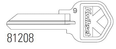 KWIKSET Kwikset 81208-001 6 Pin Key Blank