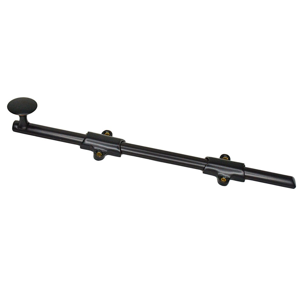 EMTEK Emtek 8512US10B Surface Bolt 12 Inch Oil Rubbed Bronze