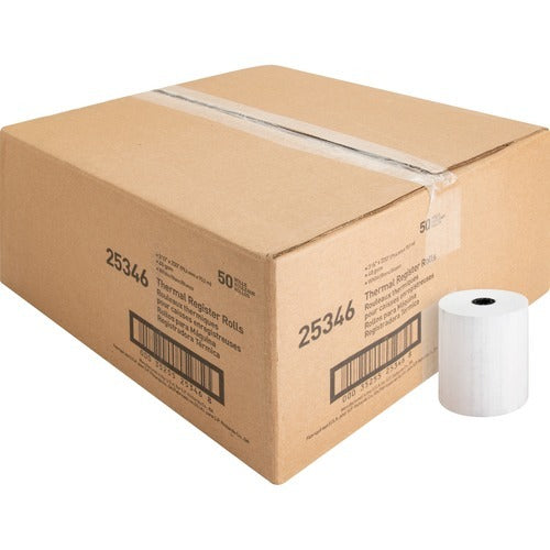 BUSINESS SOURCE Business Source BSN25346 Thermal Paper Roll 3-1/8in X 230ft 50ct