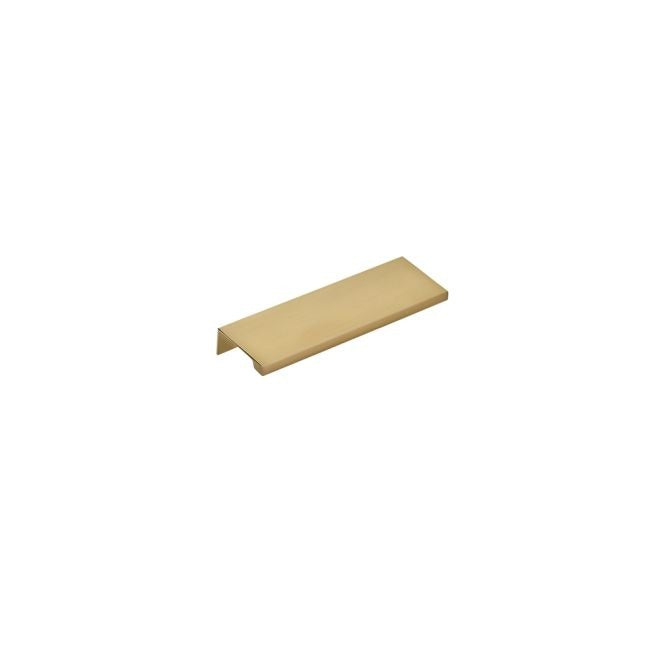 EMTEK Emtek 87110US4 Edge Cabinet Pull 4in Ctc Satin Brass