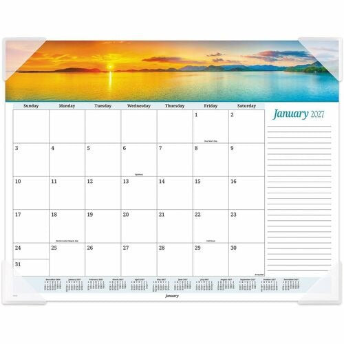 AT-A-GLANCE At-a-glance AAG89803 Monthly Desk Calendar Pad 22x17