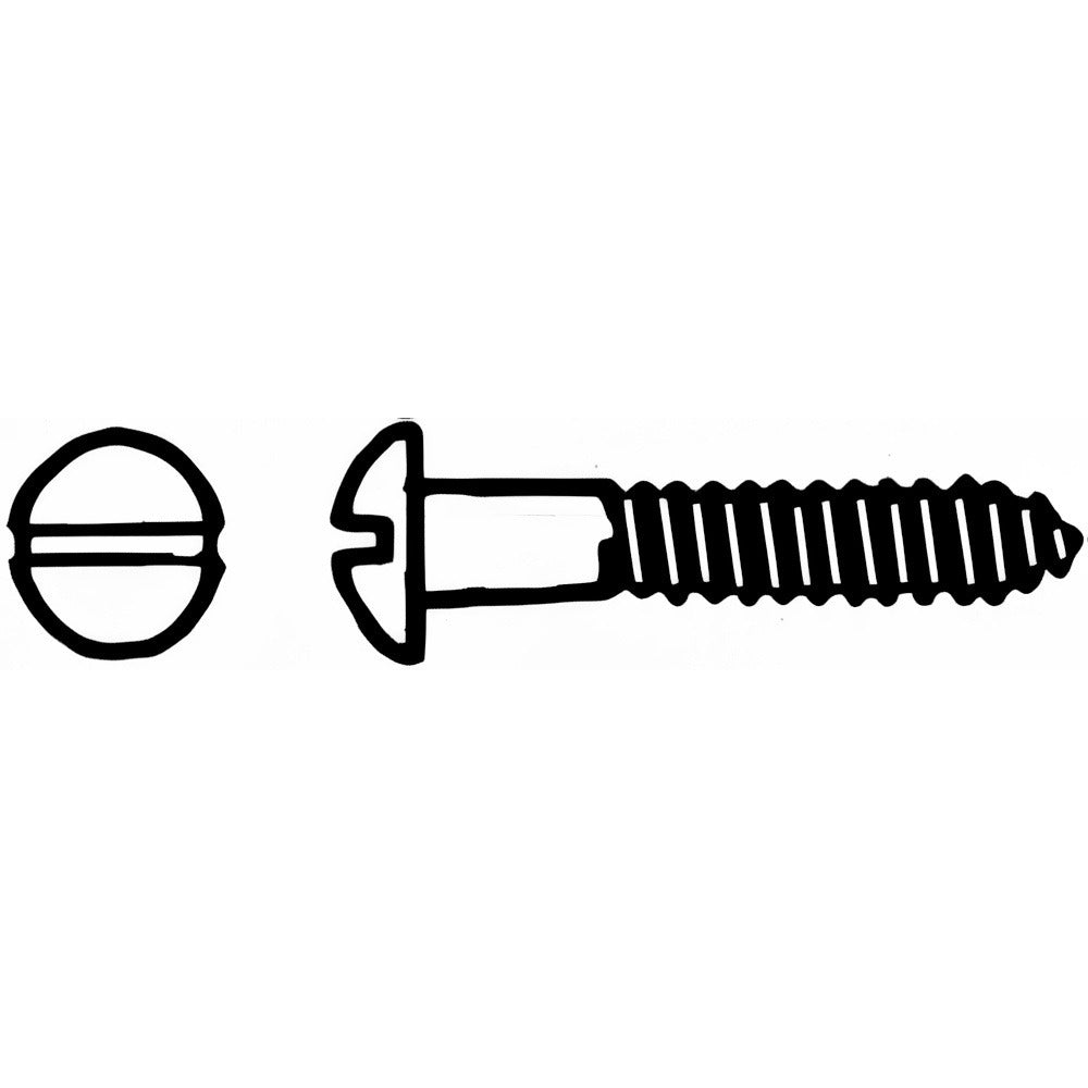 VALUE COLLECTION Value Collection 3RSWSR12200 Round Head Wood Screw
