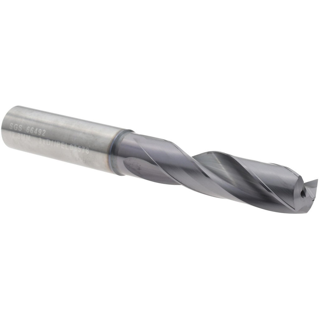 KYOCERA SGS PRECISION TOOLS Sgs 66462 Screw Machine Drill Bit 21/64 in Solid Carbide