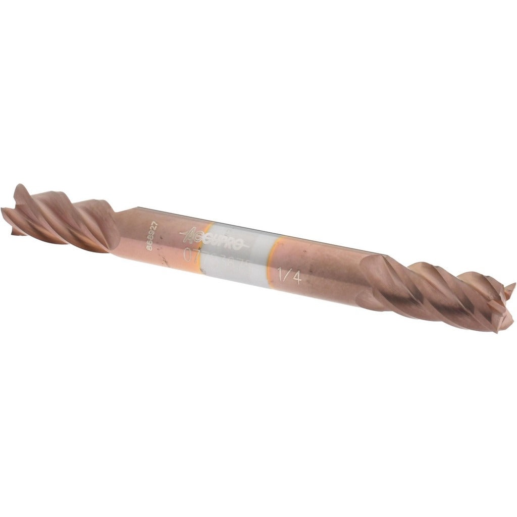 ACCUPRO Accupro 12185219 Square End Mill 1/4 in 4 Flute Carbide