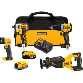 BLACK & DECKER Dewalt DCK449E1P1 20V Max Xr 4-tool Cordless Combo Kit