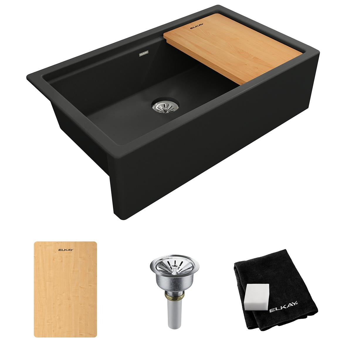 BSC PREFERRED Bsc Preferred ELXUFP362010CH0 Farmhouse Workstation Sink