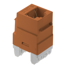 Legrand WP3460OR On-Q 1-Port RJ45 Category 6 Snap-In Keystone Connector