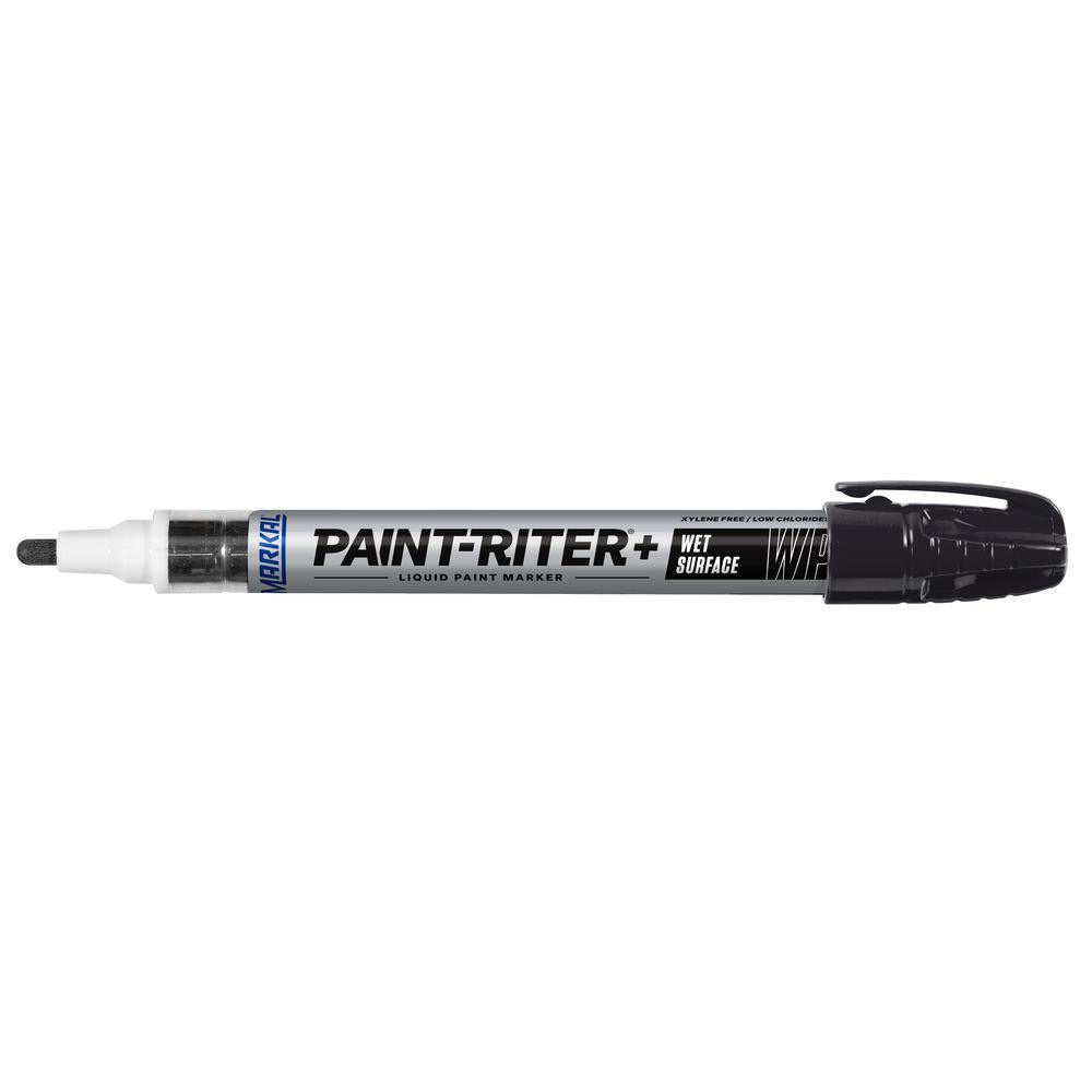 MILWAUKEE Markal 96933 Liquid Paint Marker Bullet Tip Black