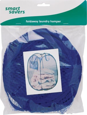 BSC PREFERRED Bsc Preferred HH102 - Pbh Foldaway Laundry Hamper Tote Blue