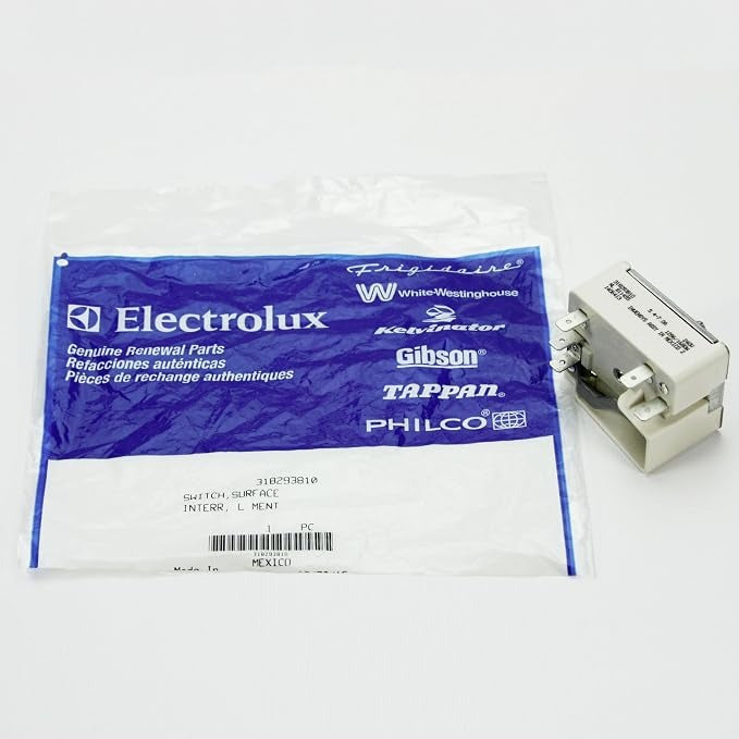 FRIGIDAIRE Frigidaire 318293810 Surface Element Switch Small (1 Pack) Replaces 318220000