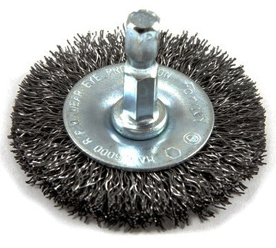 FORNEY Forney Industries Inc 72727 Crimped Wire Wheel 2in X 1/4in